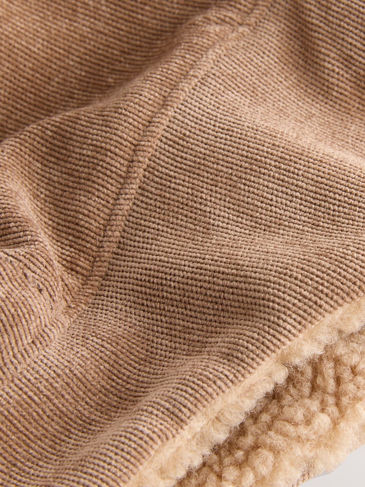 Tan Brown Borg Eared Baby Trapper Hat (0mths-2yrs) - Image 2 of 3