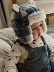 Blue Baby Borg Traper Hat (0mths-2yrs) - Image 2 of 4