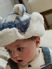 Blue Baby Borg Traper Hat (0mths-2yrs) - Image 4 of 4