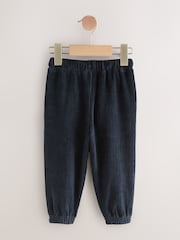 Navy Blue Jersey Cord Joggers (3mths-7yrs) - Image 2 of 8