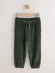 Bottle Green Jersey Cord Joggers (3mths-7yrs) - Image 1 of 4