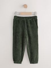 Bottle Green Jersey Cord Joggers (3mths-7yrs) - Image 2 of 4