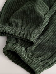 Bottle Green Jersey Cord Joggers (3mths-7yrs) - Image 4 of 4