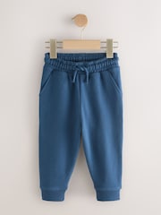 Blue Slim Fit Soft Touch Jersey Joggers (3mths-7yrs) - Image 1 of 4
