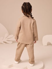 Tan Brown T-Shirt And Joggers 3 Piece Set (3mths-7yrs) - Image 2 of 9