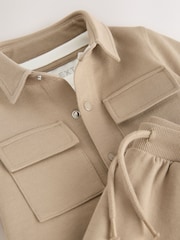 Tan Brown T-Shirt And Joggers 3 Piece Set (3mths-7yrs) - Image 8 of 9
