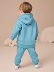 Blue Printed Hoodie And Joggers Set (3mths-7yrs) - Image 2 of 8