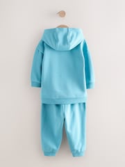 Blue Printed Hoodie And Joggers Set (3mths-7yrs) - Image 6 of 8