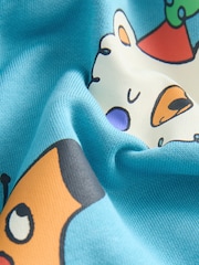 Blue Printed Hoodie And Joggers Set (3mths-7yrs) - Image 7 of 8