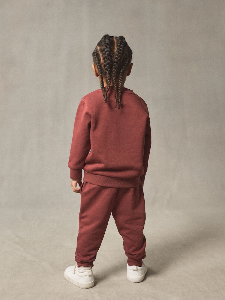 Burgundy Red Sweatshirt And Joggers Set (3mths-7yrs) - Image 2 of 9