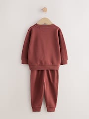 Burgundy Red Sweatshirt And Joggers Set (3mths-7yrs) - Image 6 of 9
