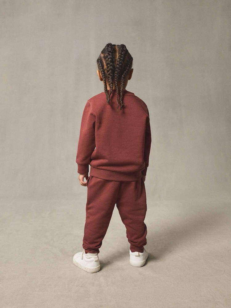 Burgundy Red Sweatshirt And Joggers Set (3mths-7yrs) - Image 2 of 10