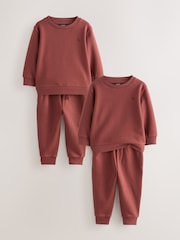 Burgundy Red Sweatshirt And Joggers Set (3mths-7yrs) - Image 4 of 10