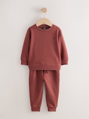 Burgundy Red Sweatshirt And Joggers Set (3mths-7yrs) - Image 5 of 10