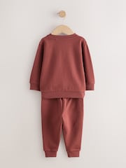 Burgundy Red Sweatshirt And Joggers Set (3mths-7yrs) - Image 6 of 10