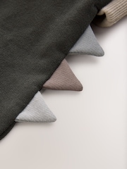 Grey and Charcoal Dinosaur Spike Sweatshirt and Joggers Set (3mths-7yrs) - Image 9 of 9