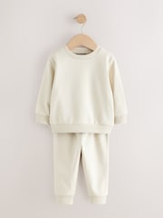 Ecru Off White Sweatshirt And Joggers Set (3mths-7yrs) - Image 4 of 8