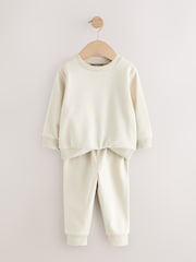 Ecru Off White Sweatshirt And Joggers Set (3mths-7yrs) - Image 6 of 8
