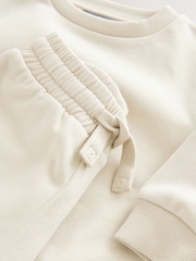 Ecru Off White Sweatshirt And Joggers Set (3mths-7yrs) - Image 8 of 8