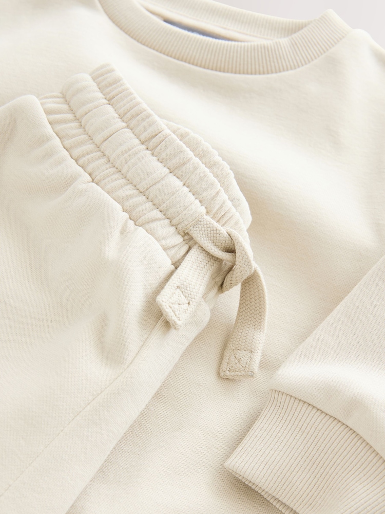 Ecru Off White Sweatshirt And Joggers Set (3mths-7yrs) - Image 8 of 8 Ecru Off White Sweatshirt And Joggers Set (3mths-7yrs) - Image 8 of 8