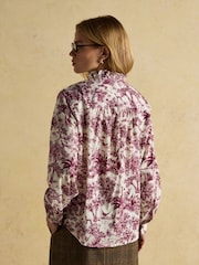 Melanie Berry/Ecru Ruffle Blouse - Image 2 of 8