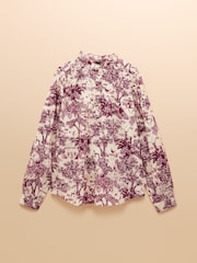 Melanie Berry/Ecru Ruffle Blouse - Image 8 of 8