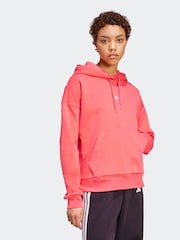 adidas Red Small Logo Hoodie - Image 3 of 6