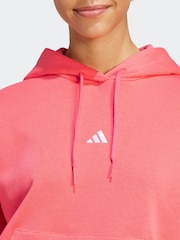 adidas Red Small Logo Hoodie - Image 4 of 6