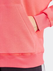 adidas Red Small Logo Hoodie - Image 5 of 6