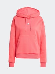 adidas Red Small Logo Hoodie - Image 6 of 6