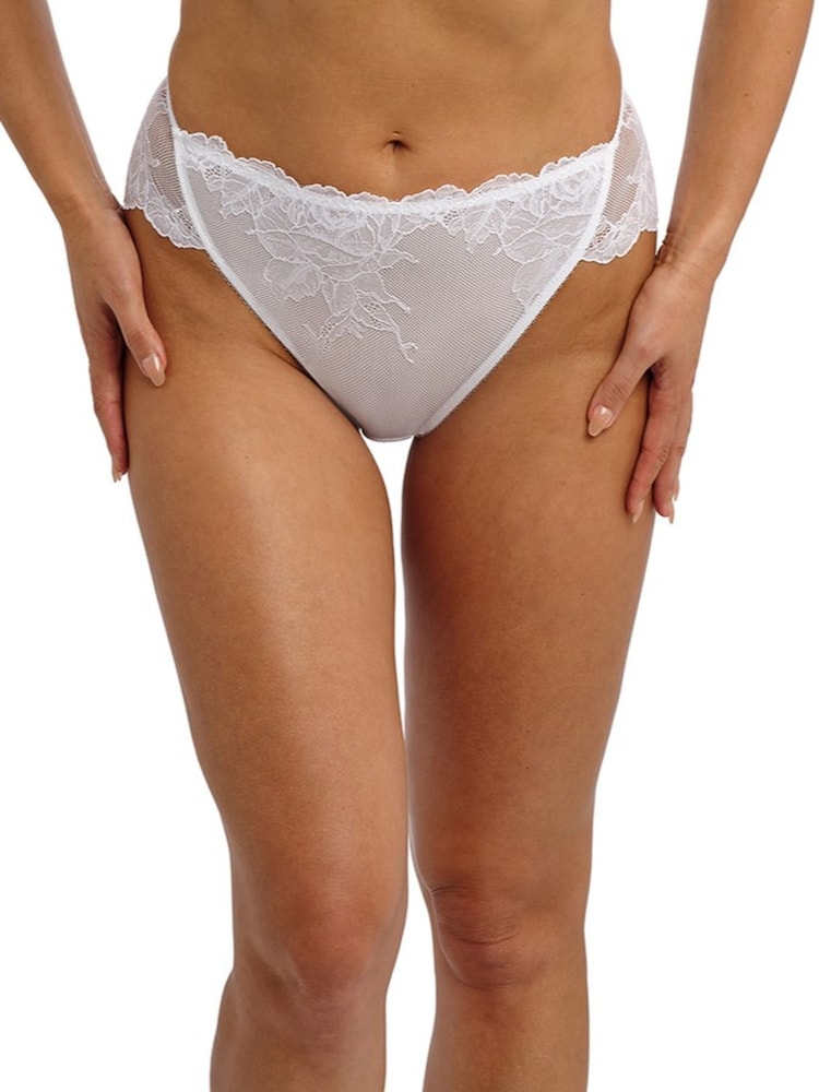 Wacoal White Vivid Attraction High Leg Briefs - Image 1 of 6