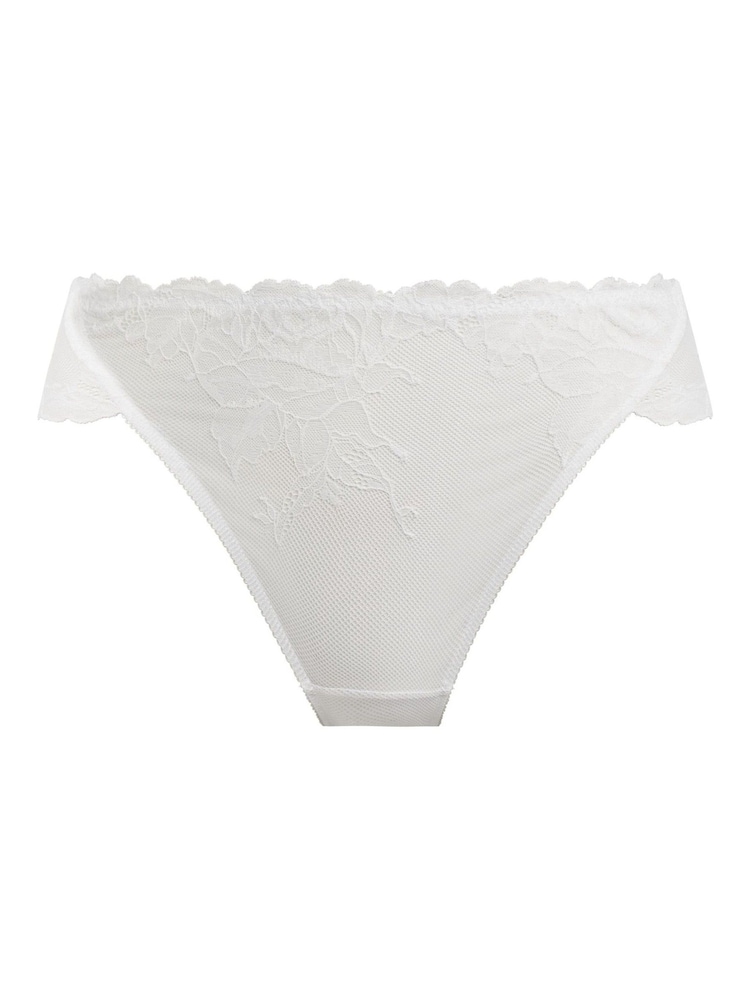 Wacoal White Vivid Attraction High Leg Briefs - Image 6 of 6