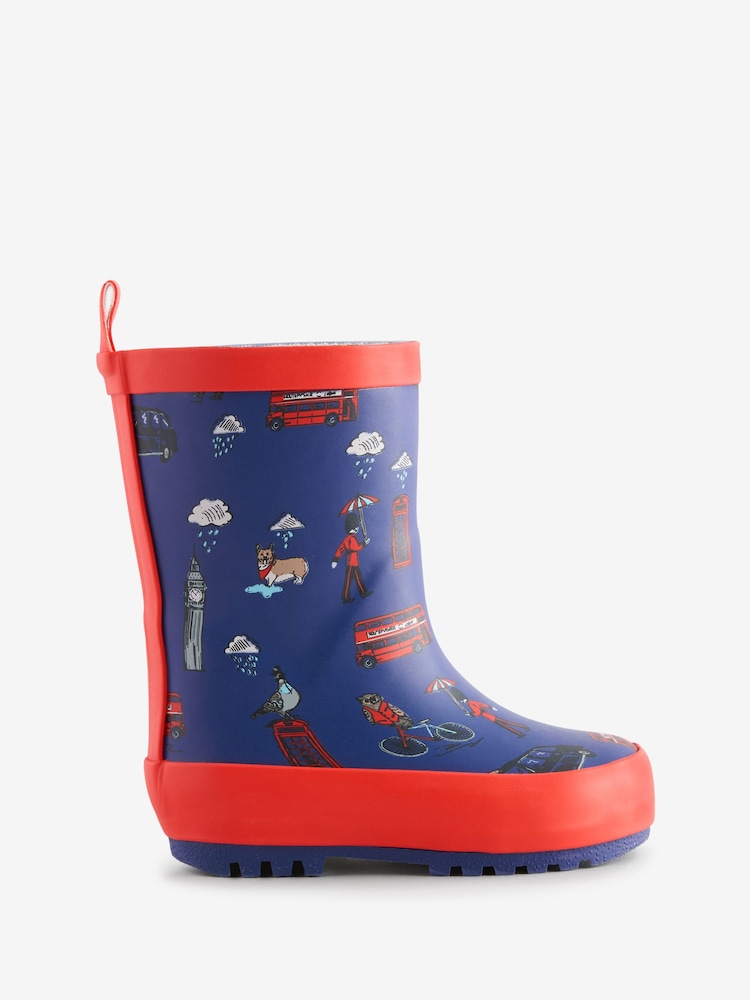 Botas de agua con estampado London de Monsoon - Imagen 1 de 4 Botas de agua con estampado London de Monsoon - Imagen 1 de 4