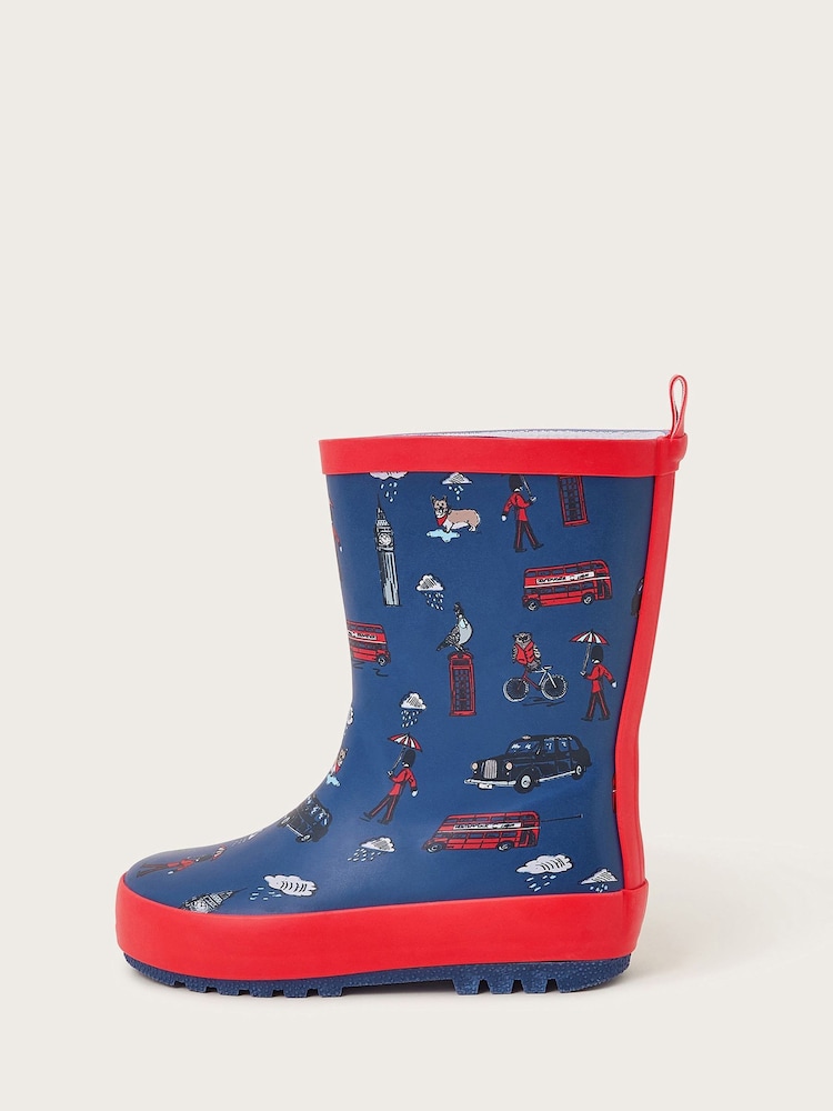 Botas de agua con estampado London de Monsoon - Imagen 2 de 4 Botas de agua con estampado London de Monsoon - Imagen 2 de 4