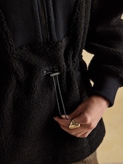 Joules Thurleston Black Borg Fleece - Image 6 of 10