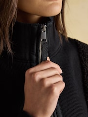Joules Thurleston Black Borg Fleece - Image 7 of 10