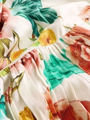 Multicolor - Volume Cotton Maxi Dress - Imagen 10 de 10