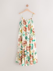 Multicolor - Volume Cotton Maxi Dress - Imagen 8 de 10
