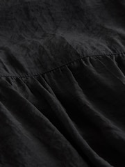 Black Dropped Waist Slip Maxi Dress - Image 6 of 9