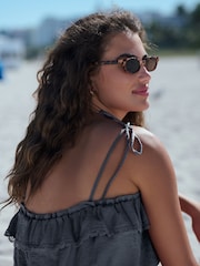 Graphite Grey Bandeau Harem Leg Jumpsuit - Image 4 of 4