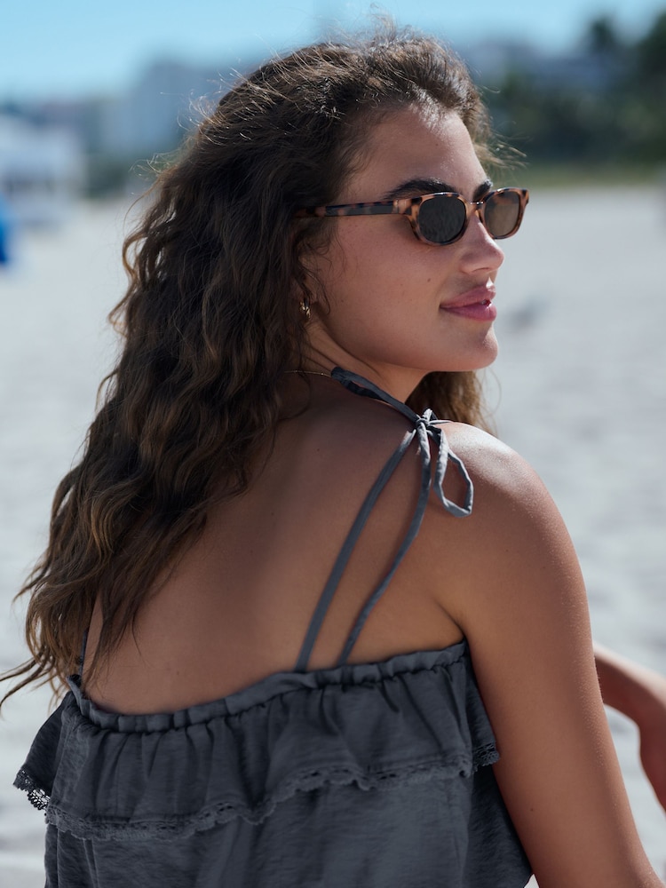 Graphite Grey Bandeau Harem Leg Jumpsuit - Image 4 of 4