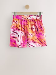 Black/White Summer Beach Shorts - Image 1 of 3