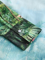 Blue/Green Beach Shirt Cover-Up - Image 3 of 3