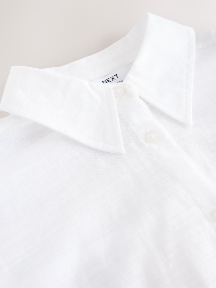 White Beach Shirt Cover-Up - Image 3 of 3