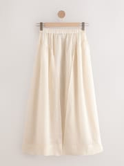 Neutro - Beach Midi Skirt With Ramie - Imagem 7 de 9