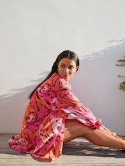 Pink - Strandhemd-Tunika - Bild 3 von 8