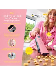 Swan Pink TV's Queen of Clean 14.8V BLDC Cordless Handheld Vacuum - Image 2 of 8