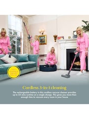 Swan Pink TV's Queen of Clean 22.2V Cordless Anti Tangle Vacuum - Image 3 of 8