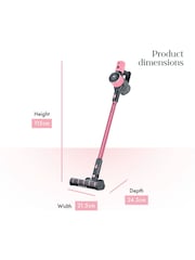 Swan Pink TV's Queen of Clean 22.2V Cordless Anti Tangle Vacuum - Image 8 of 8