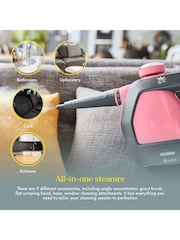 Swan Pink TV's Queen of Clean Handheld Steam Cleaner - Image 3 of 8